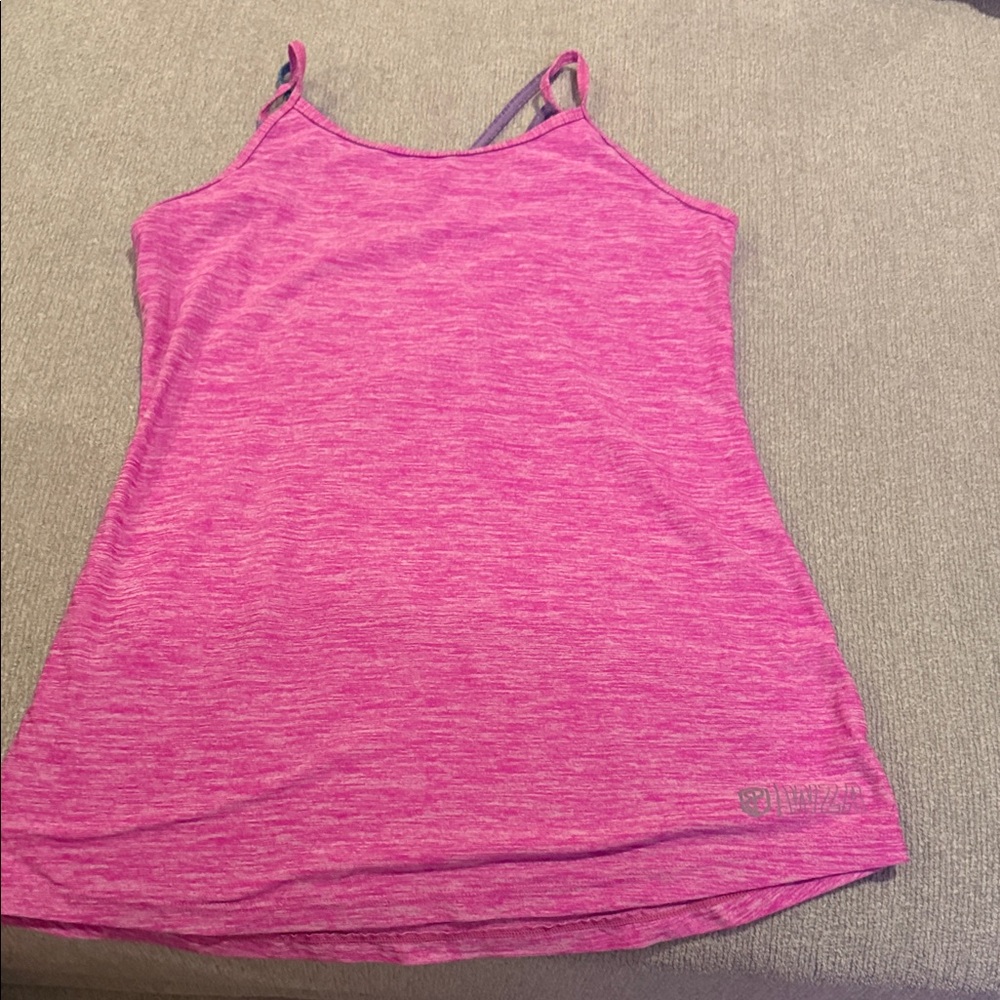 Women's Pink Athletic Tank Top